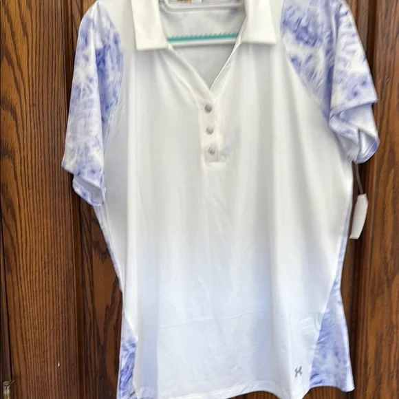 White and Purple Polo Shirt - Picture 8 of 16